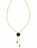 089 Złoty łańcuszek naszyjnik 40+5cm stal chirurgiczna 316L serce